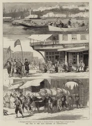 Der Krieg im Osten, Skizzen in Konstantinopel